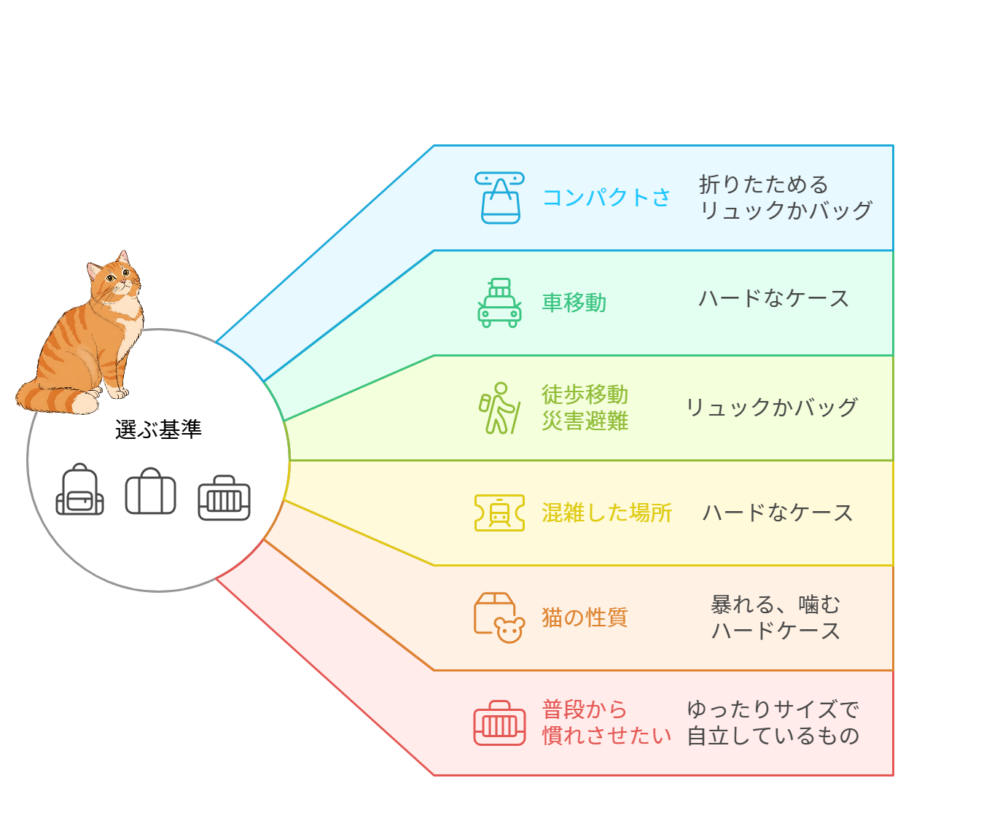 キャリーバッグ選びのポイント